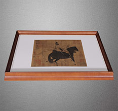 新津书画装裱配框服务案例